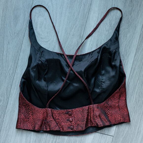 Y2K Jessica McClintock Millennium 2000 Brocade Blazer & Top Two Piece Set Size 6 - Picture 6 of 16